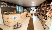 kerstwinkel in onze wildlife hospital