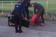 politie helpt bij vangen van ree