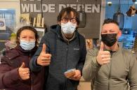 s-bikes brengt opbrengst nachtfietstocht