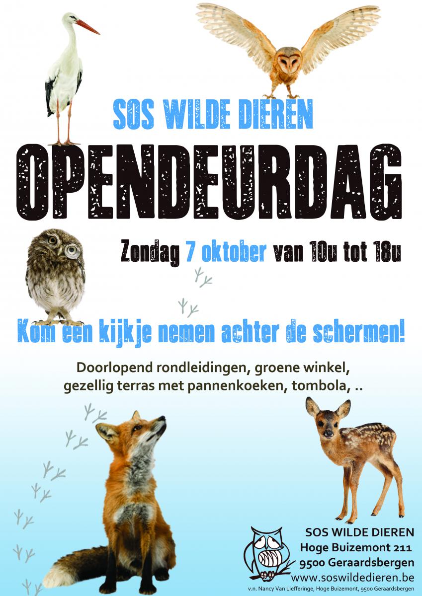 affiche opendeurdag 7 oktober